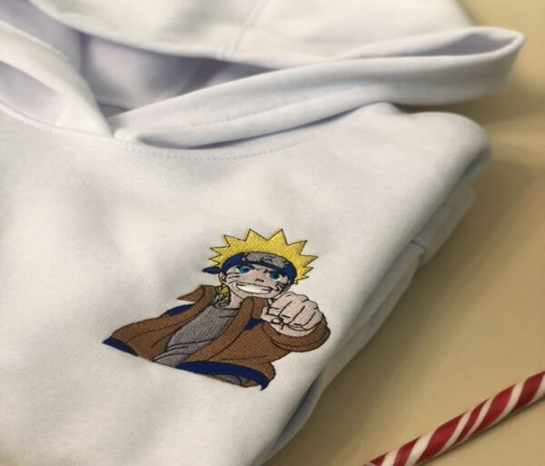 Naruto Uzumaki Embroidered Hoodie