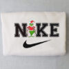 Vintage Nike Santa Grinch Face Embroidered Sweatshirt