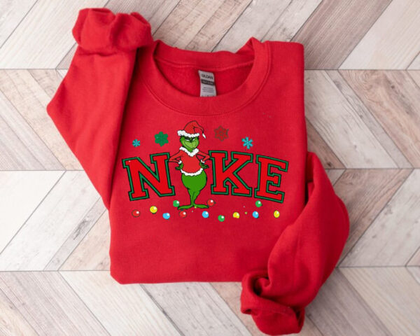 Nike Grinch Christmas Space Print Sweatshirt