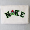 Vintage Nike Santa Grinch Face Print Sweatshirt