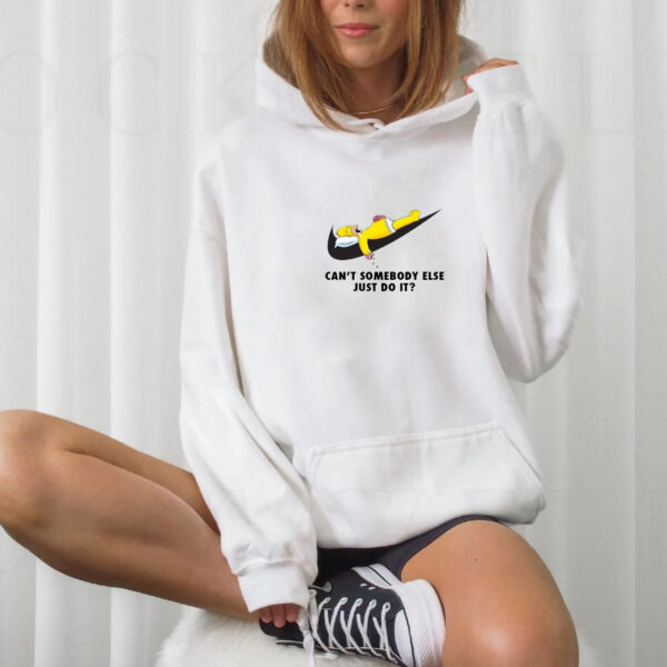 Nike Homer Simpson Can’t Somebody Else Just Do It Hoodie