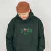 Nike Tree Christmas Embroidered Sweatshirt Hoodie Tee