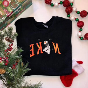 Nike Olaf Snowflakes Embroidered Christmas Sweatshirt