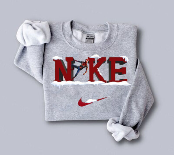 Nike Snow Spider Man Christmas Sweatshirt Hoodie