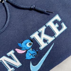 Nike Stitch Embroidered Hoodie Sweatshirt Tee