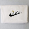 Snow Nike Santa Snoopy And Woodstock Christmas Sweatshirt