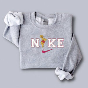 Nike Winnie The Pooh Drinking Honey Embroidered Sweatshirt