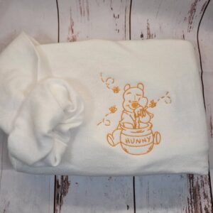 Pretty Hunny Winnie The Pooh Embroidered Sweatshirt