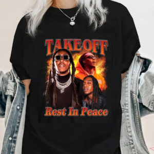 Rest In Peace Takeoff Migos Rap Band Shirt