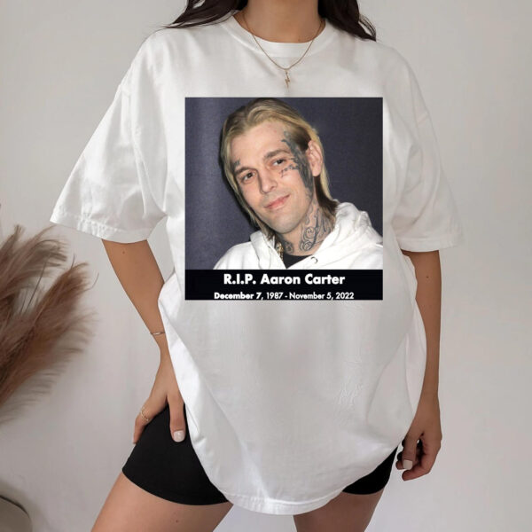 Rip Aaron Carter 1987-2022 Shirt