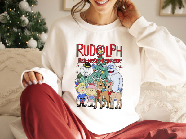 Rudolph The Red Nosed Reindeer Christmas Sweatshirt