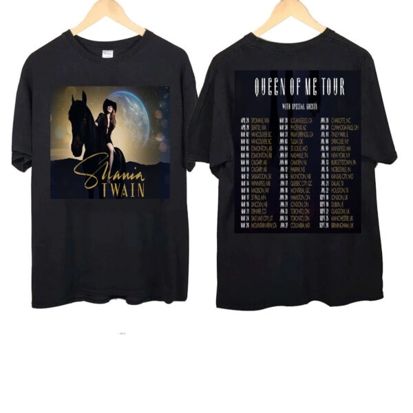 Shania Twain Queen Of Me Tour Two Sides Shirt