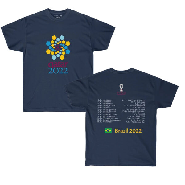 Team Brazil Fifa World Cup 2022 T-Shirt