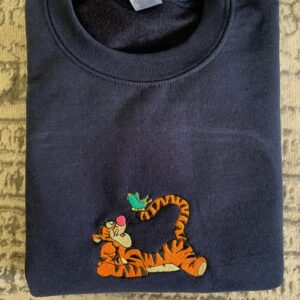 Tigger Winnie The Pooh Disney Movie Embroidered Sweatshirt