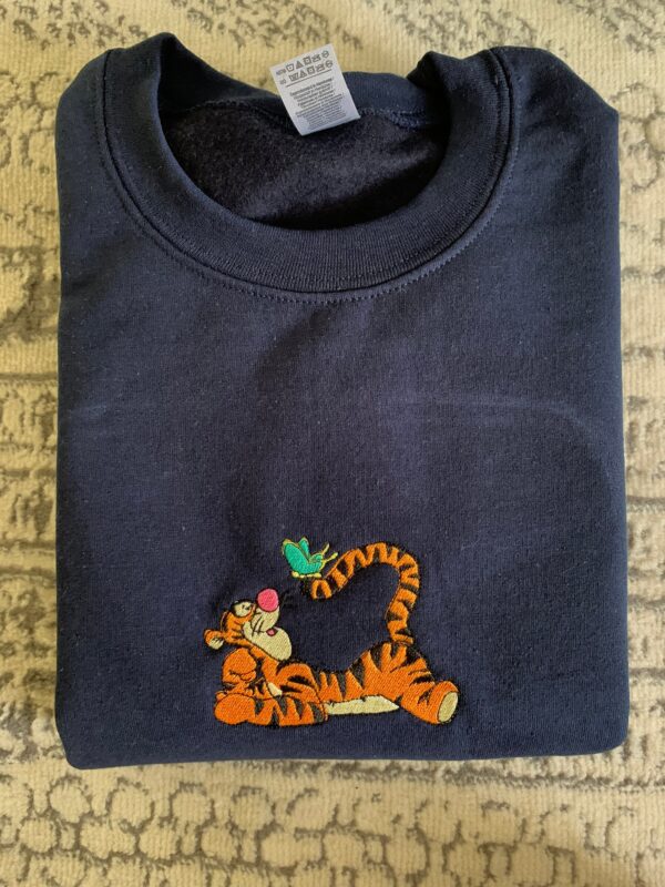 Tigger Winnie The Pooh Disney Movie Embroidered Sweatshirt