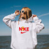 Nike Logo Winnie the Pooh Embroidered Hoodie Sweatshirt