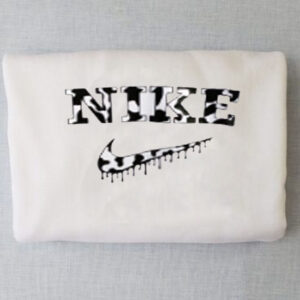 Vintage Drip Nike Cow Print Sweatshirt Hoodie Tee