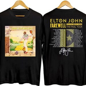 Vintage Elton John Farewell The Final World Tour 2022 Shirt