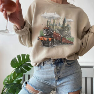 Vintage Harry Potter Wizard Hogwarts Express Sweatshirt