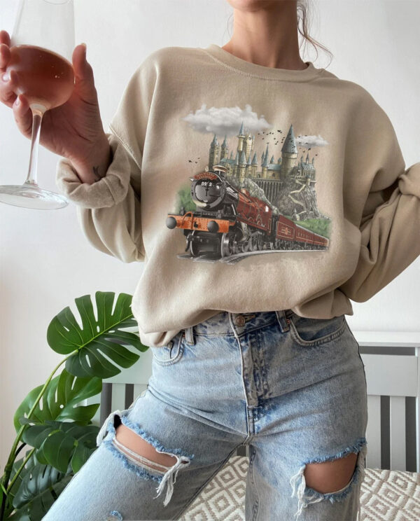 Vintage Harry Potter Wizard Hogwarts Express Sweatshirt