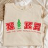 Vintage Nike Santa Grinch Face Print Sweatshirt