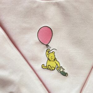 Winnie the Pooh Piglet Balloon Embroidered Sweatshirt