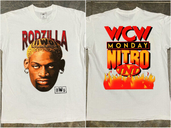 Rodzilla Dennis Rodman WCW Monday Nitro Shirt