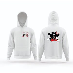 Love Valentine Couple Mickey Minnie Sweatshirt Hoodie