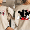 Valentines Day Couple Love Mickey Minnie Sweatshirt