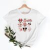 Love Heart Valentines Day Mickey Minnie Shirt