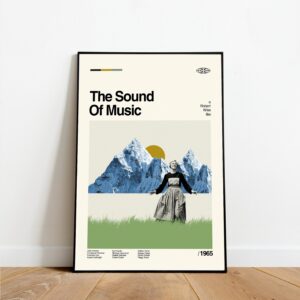 The Sound of Music Retro Poster