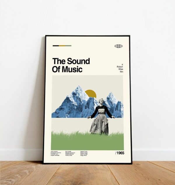 The Sound of Music Retro Poster