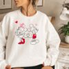 Love Valentine Couple Mickey Minnie Sweatshirt Hoodie