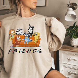 Bluey Friends Birthday Party Sweatshirt Hoodie