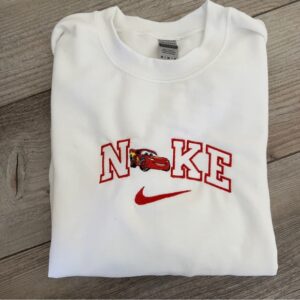 Cars Lightning Mcqueen Embroidered Nike Sweatshirt