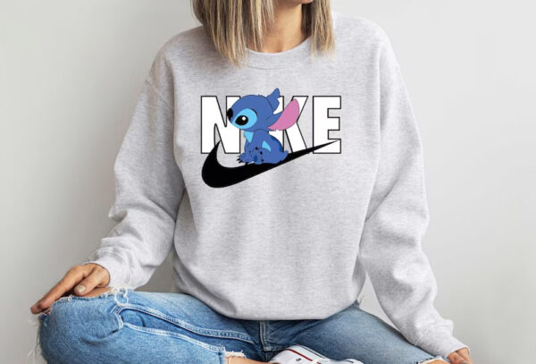 Cute Stitch Nike Printed Sweatshirt