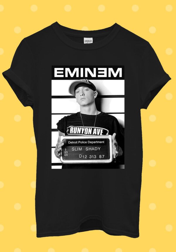 Eminem Slim Shady Rap Cool Fun Tshirt