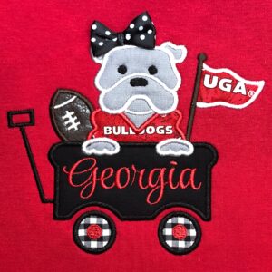 Georgia Bulldog Embroidered Sweatshirt