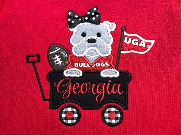 Georgia Bulldog Embroidered Sweatshirt