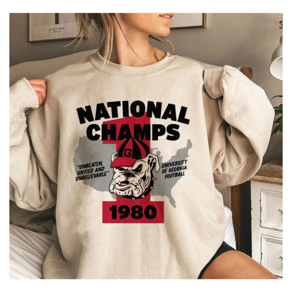 Georgia Bulldogs 1980 National Champions Sweatshirt