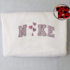 Nike Stitch Heart Valentines Embroidered Sweatshirt