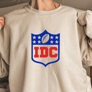 I DON’T CARE Football Sweatshirt