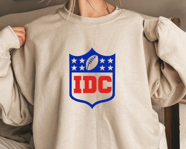 I DON’T CARE Football Sweatshirt