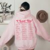 Different Ways Say I Love You Hoodie