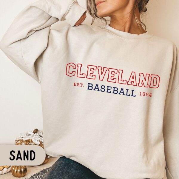 Cleveland Indians Baseball Sweatshirt