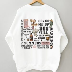 Morgan Wallen Western Cover Me Up 865 Sweatshirt