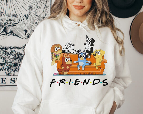 Bluey Friends Birthday Party Sweatshirt Hoodie