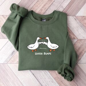 Silly Goose Bumps Couple Sweatshirt