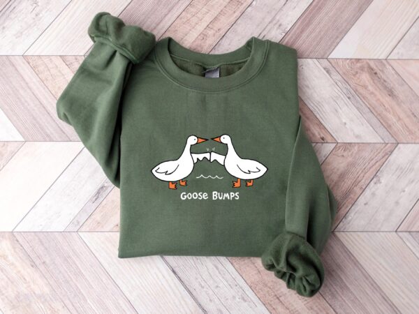 Silly Goose Bumps Couple Sweatshirt