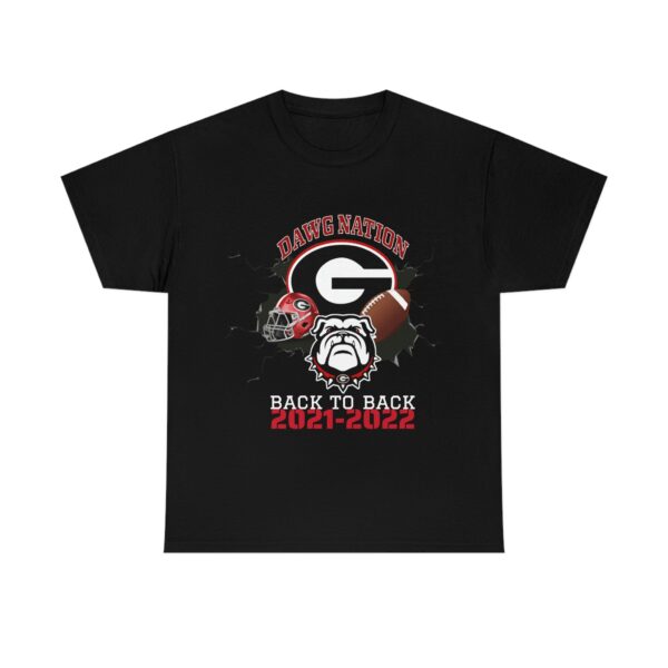 Dawg Nation Georgia Bulldogs Back to Back Shirt